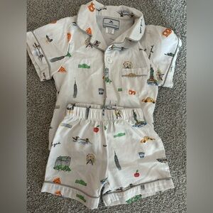 Peter Pajama Baby NYC print Pajama Set